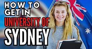 Applying to the University of Sydney for International Students