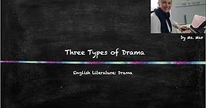 Types of Drama in Literature: mini-lesson