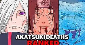 How Every Akatsuki Member Died Ranked