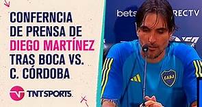 EN VIVO: Diego Martínez habla en conferencia de prensa tras Boca vs. Central Córdoba