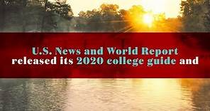 U.S. News & World Report Rankings, 2020 college guide