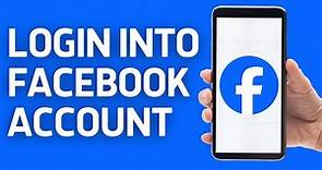 How To Login Into Facebook Account