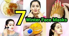 7 Winter HOMEMADE FACE-MASKS for DRY SKIN, DULL SKIN, ANTI - AGING |- COMPILATION of face masks