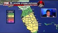 FOX 35 Storm Alert Day: Tuesday brings potential for severe weather