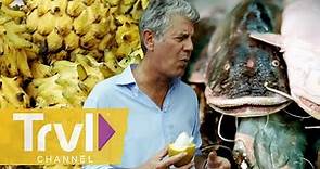Anthony Tries Food He's NEVER SEEN Before | Anthony Bourdain: No Reservations | Travel Channel