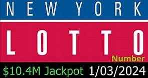New York Lotto Winning Numbers 3 January 2023. Today NY Lotto Drawing Result Wednesday 1/03/2024