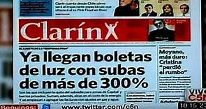 Tapas de Diarios Argentinos Hoy Buenos Aires Marzo 2012 Edicion Impresa Clarin Noticias La Nacion