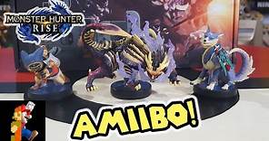 Monster Hunter Rise Amiibo: Unboxing Magnamalo, Palico & Palamute