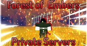 Forest of Embers Private Server Codes for Shindo Life Roblox | Forest of Death Private Server Codes