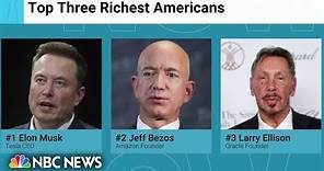 Forbes releases a list of the 400 richest Americans
