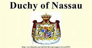 Duchy of Nassau