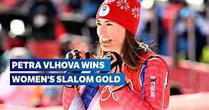 Petra Vlhova takes the Gold! 🥇 | Alpine Skiing Beijing 2022 | Women's Slalom highlights