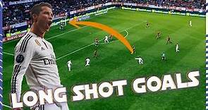 CRISTIANO RONALDO's CRAZY LONG SHOT GOALS · Real Madrid