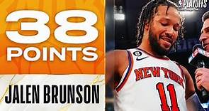 Jalen Brunson Scores 38 PTS In Knicks Game 5 W! | May 10, 2023