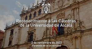 Reconocimiento a las Cátedras de la Universidad de Alcalá · 02/11/2023