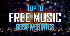 Top 10 Best FREE WEBSITES to Download Music Online!
