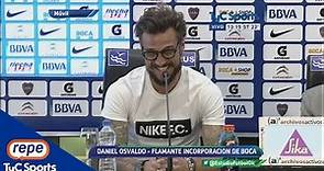 La presentación de Daniel Osvaldo en Boca