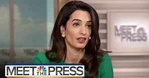 Amal Clooney On Human Rights Crisis In The Maldives | Meet The Press | NBC News