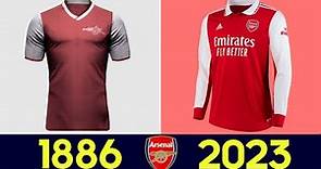 L'evoluzione del Arsenal Football Kit 22-23 |Tutte le maglie da calcio del Arsenal nella storia 2022