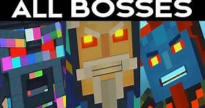Minecraft Story mode Season 2 Episode 5 - ALL BOSSES / SECRET COLOSSUS BOSS FIGHT