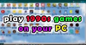 Play 1990s games on your PC with Emupedia