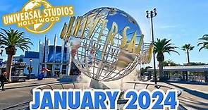 Universal Studios Hollywood - January 2024 Walkthrough [4K POV]