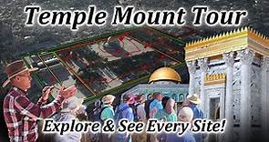 Temple Mount Tour! Location of Solomon & Herod Temple Platforms! Dome of the Rock, Temple Location!