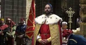 Coronación Carlos III el Noble de Navarra. Recreación histórica. Catedral de Pamplona 9-9-2023