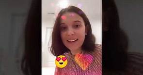 Millie Bobby Brown - Instagram Livestream 11-14-2018