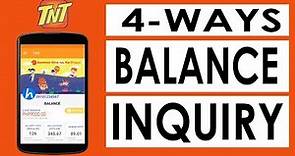How to Do TNT Balance Inquiry via Text, Call and Online