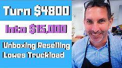 How To Turn $4800 into $15,000 unboxing and reselling a Lowes Truckload