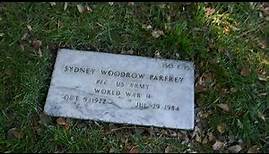 Actor Woodrow Parfrey Grave US Army Los Angeles National Cemetery LA California US November 16, 2020