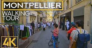 4K City Walking Tour in MONTPELLIER, France - Exploring the Touristic Atmosphere of European Cities