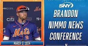 Brandon Nimmo describes process of getting ready for Mets opening day | SNY