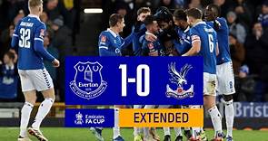EMIRATES FA CUP EXTENDED HIGHLIGHTS: EVERTON 1-0 CRYSTAL PALACE