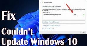 Something happened And We Couldn’t Upgrade Windows 10 Error - How To Fix