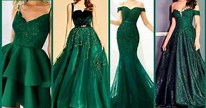 100 of the most gorgeous green Dresses short and long green maxi dress available for prom parties