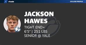 Jackson Hawes SENIOR Tight End Yale
