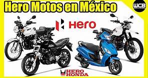 HERO MOTOS TODAS sus MOTOCICLETAS en México 2022 | Parte 1