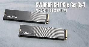 ADATA SWORDFISH PCIe Gen3x4 M.2 2280 SSD