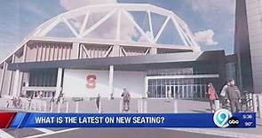 What's the latest on the new JMA Wireless Dome seating?