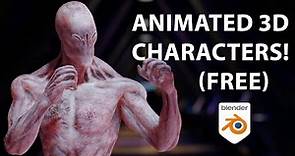 Free Animated 3D-Characters! (Mixamo & Blender)