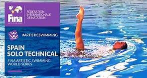 Fernando Diaz Del Rio Soto secures 1st place! | Solo Technical | FINA Artistic Swimming World Series