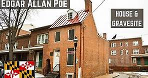 EDGAR ALLAN POE - HOUSE & GRAVESITE (Baltimore, Md)