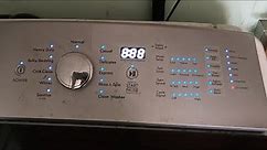 Kenmore 700 Series Washer (Diagnostic mode)