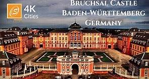 Bruchsal Castle - Walking Tour, Baden-Württemberg, Germany 4k UHD