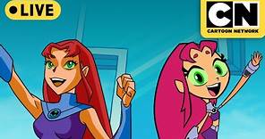 🔴 LIVE: Starfire Party | Teen Titans GO! | Cartoon Nerwork
