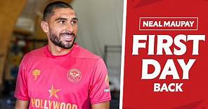 Neal Maupay’s FIRST DAY BACK at Brentford! | Training + more 🏃‍♂️