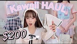 $200 Kawaii Clothing Try On Haul + look book with links | jfashion ft: youvimi store review