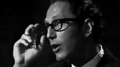 Tom Lehrer - Smut - LIVE FILM From Copenhagen in 1967
